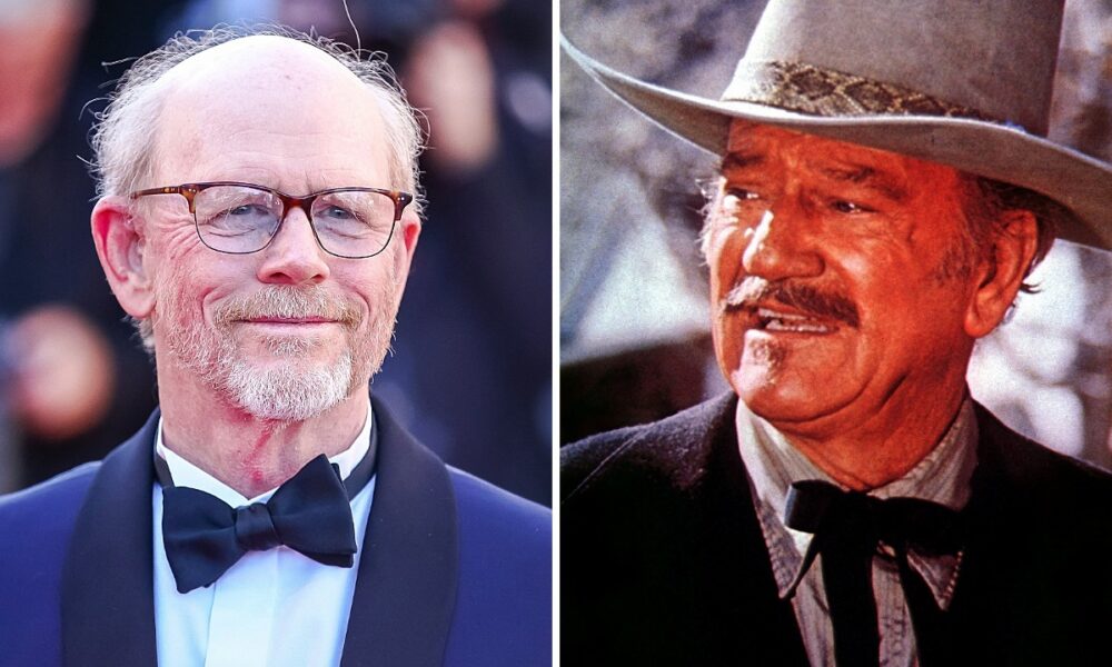 Ron Howard and John Wayne